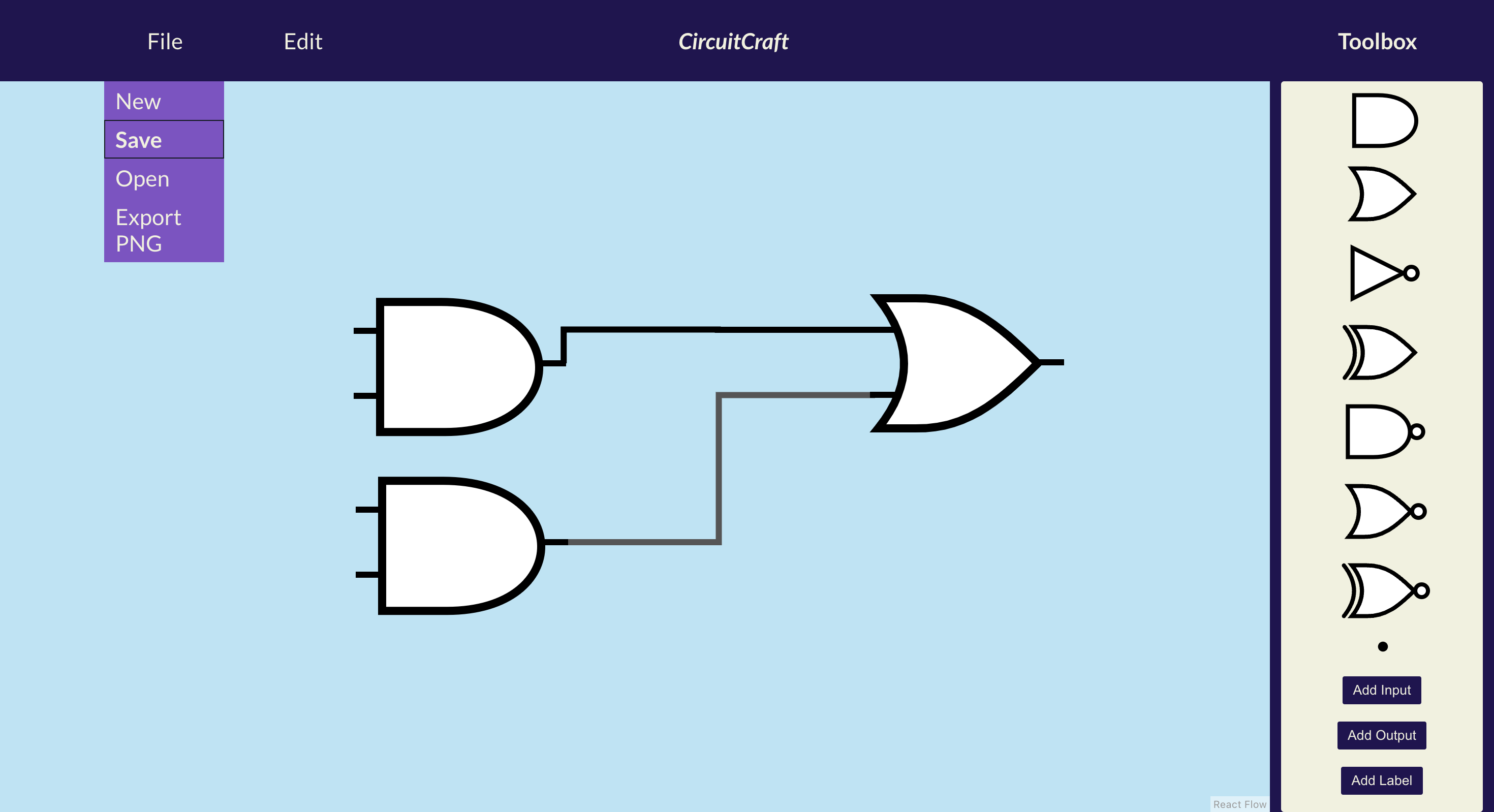 Landing Page for CircuitCraft